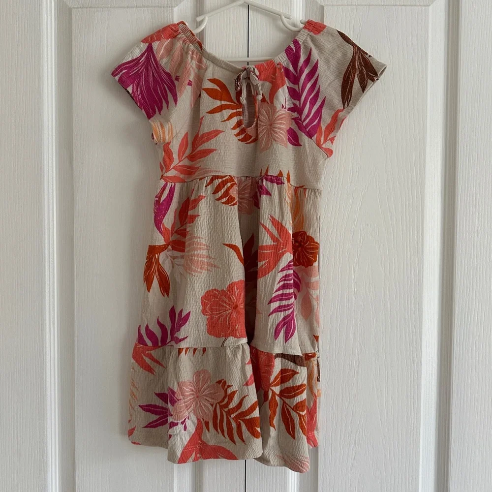 Carter’s Island Tie Back Tiered Dress